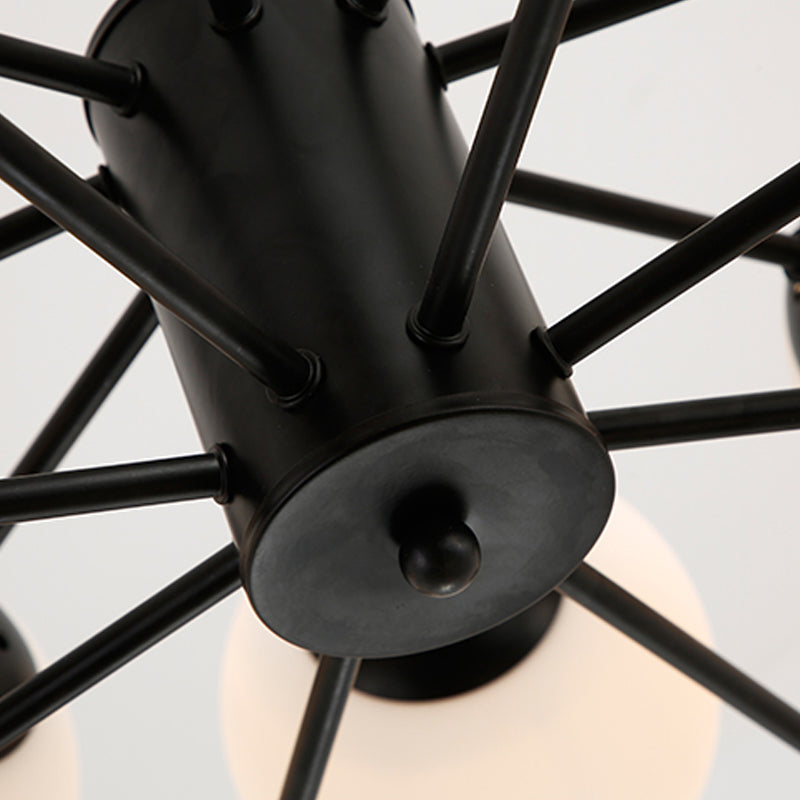 Moderner Globe Kronleuchter Lichter Glas Kronleuchterleuchte für Wohnzimmer