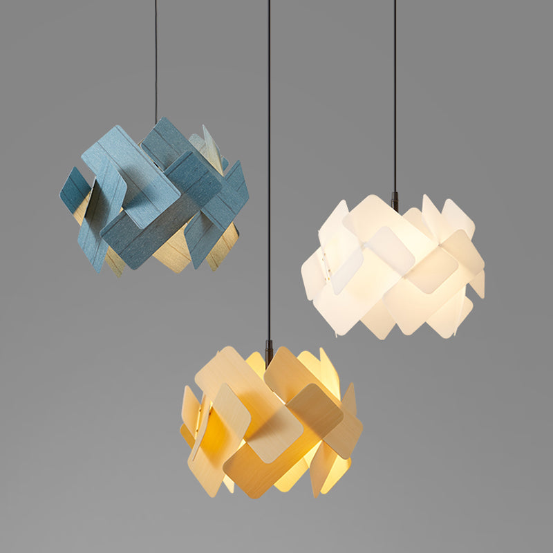 Metal Lantern Shade Hanging Lights Modern Style 1 Light Hanging Mount Fixture for Living Room