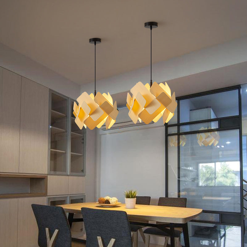 Metal Lantern Shade Hanging Lights Modern Style 1 Light Hanging Mount Fixture for Living Room