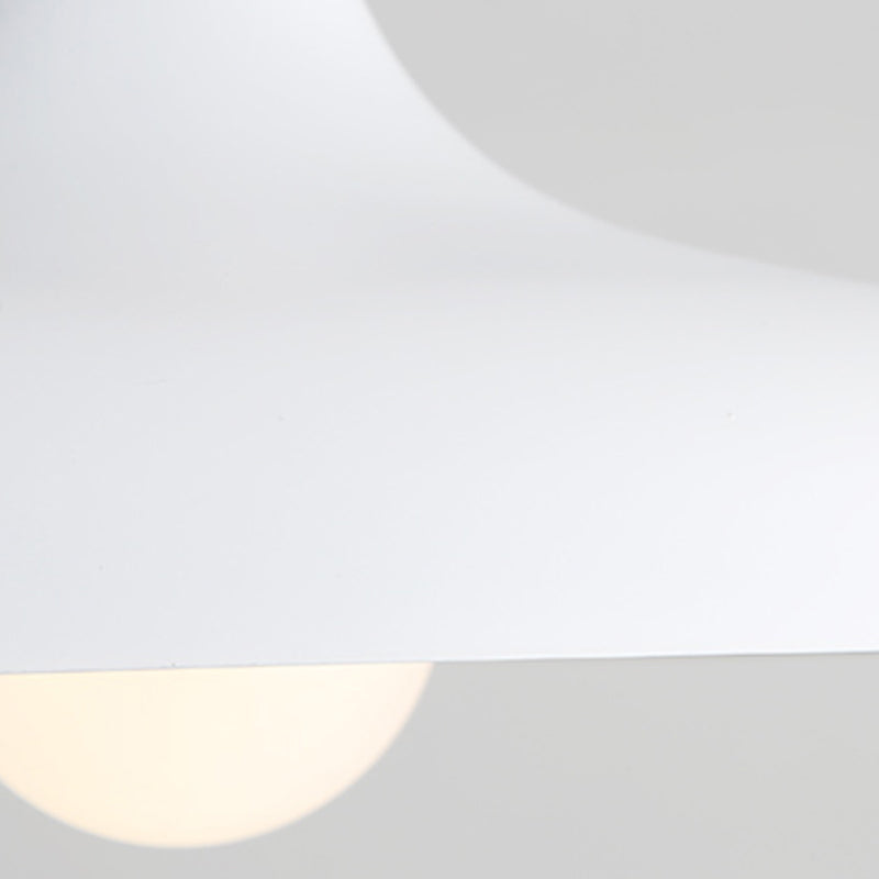 Metal Hanging Lights Modern Macaron Style 1 Light Hanging Mount Fixture for Living Room