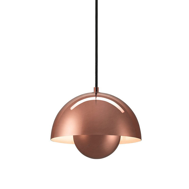 Colorful Dome Shape Hanging Light Nordic Style Pendent Lighting Fixture for Sitting Room