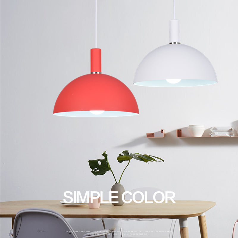 Colorful Hanging Light Nordic Style Pendent Lighting Fixture for Sitting Room