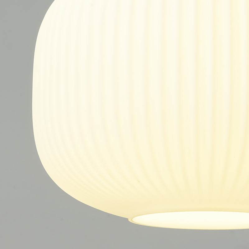 Lumières suspendues en verre Style moderne 1 Light suspendu montage de montage avec bois pour salle à manger