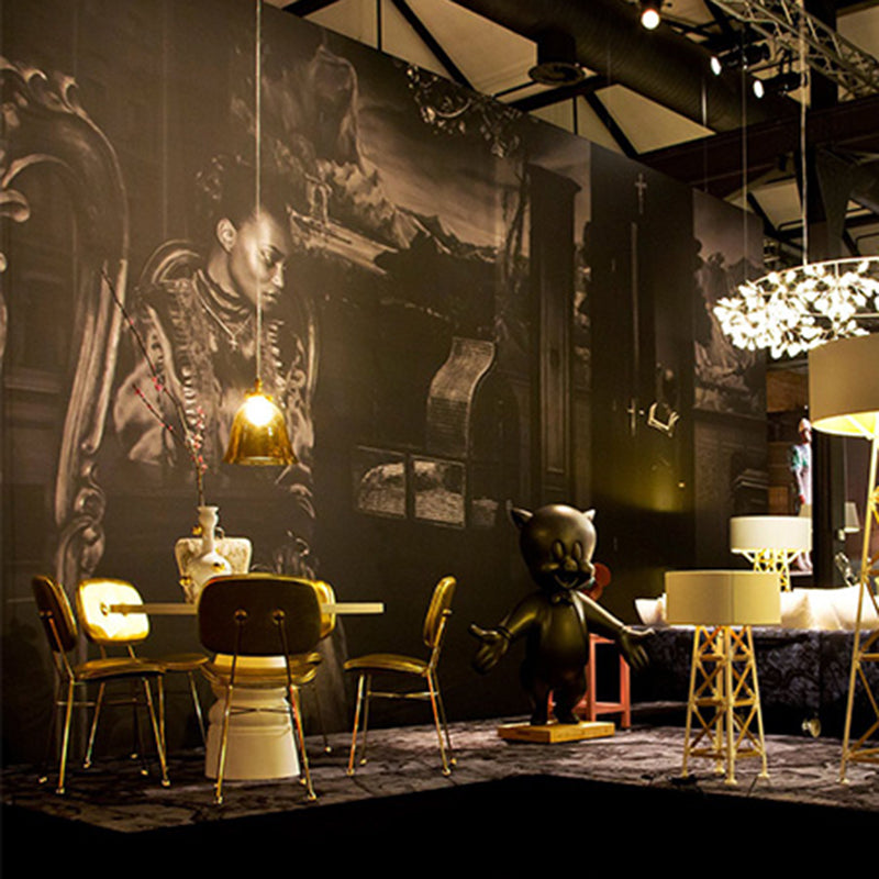 Verre Verre Hanging Light Modern Style Séménagement à l'éclairage pendentif pour le salon