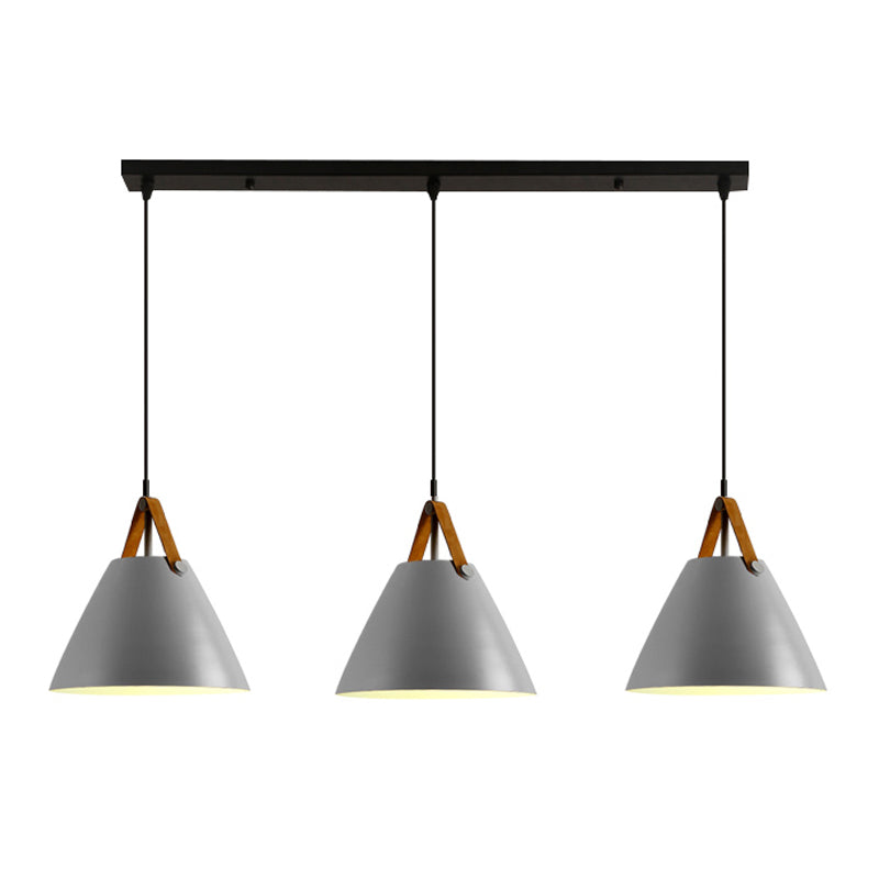 Metal Shade Hanging Light Modern Minimalist Pendent Lighting Fixture for Sitting Room