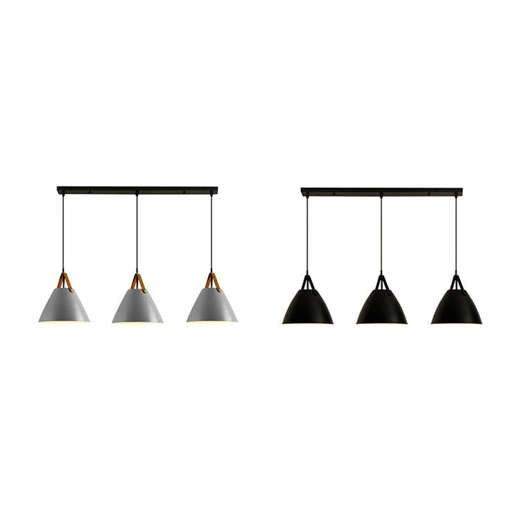 Metal Shade Hanging Light Modern Minimalist Pendent Lighting Fixture for Sitting Room