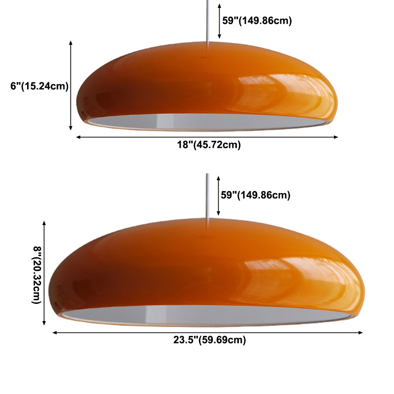 Nordic Style Hanging Light Colorful Metal Pendent Lighting Fixture for Sitting Room