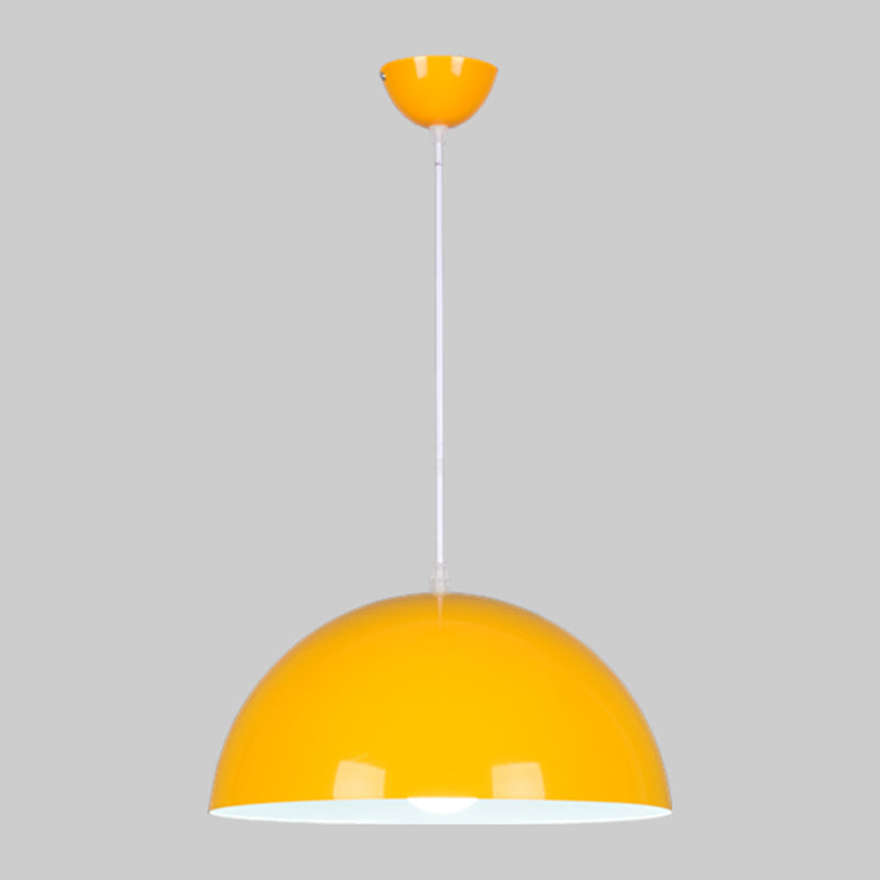 Colorful Metal Hanging Light Nordic Style Pendent Lighting Fixture for Sitting Room