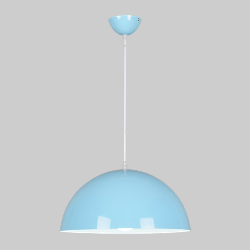 Colorful Metal Hanging Light Nordic Style Pendent Lighting Fixture for Sitting Room