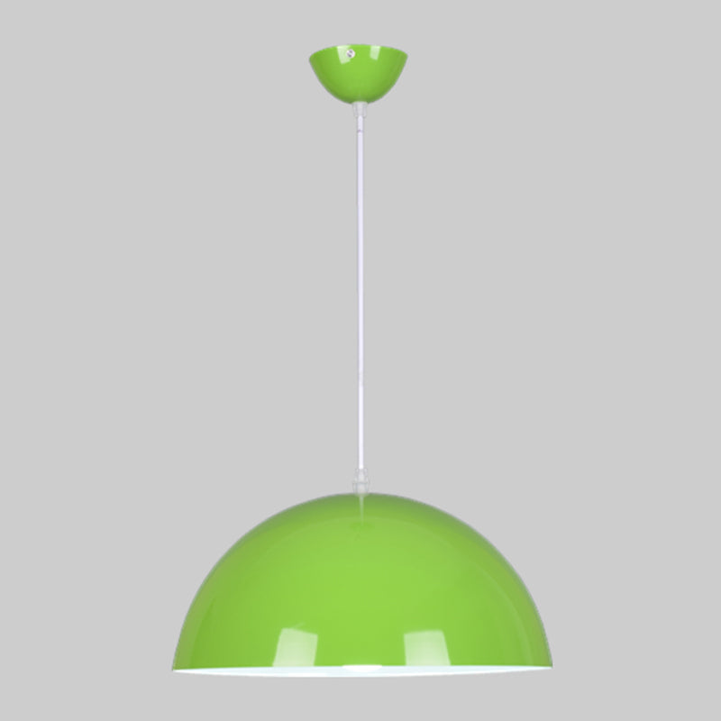 Colorful Metal Hanging Light Nordic Style Pendent Lighting Fixture for Sitting Room