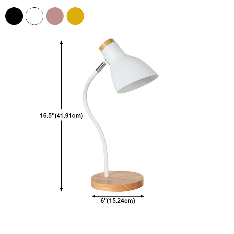 Various Colors Metal Table Lamp Contemporary Table Lamps for Study Room