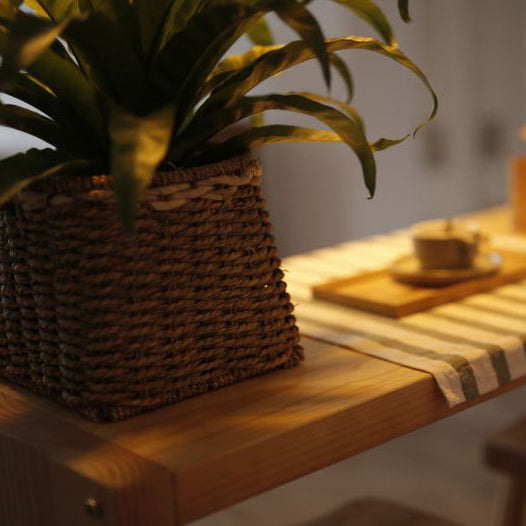 Living Room Event and Cocktail Table Natural Wood Modern Bar Wine Table