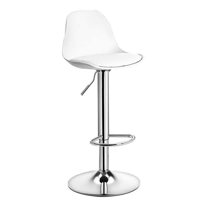 Moderne verstellbare Höhenstangenhocker schwenkbarer Plastik -Low -Rücken -Thekeschatzstool