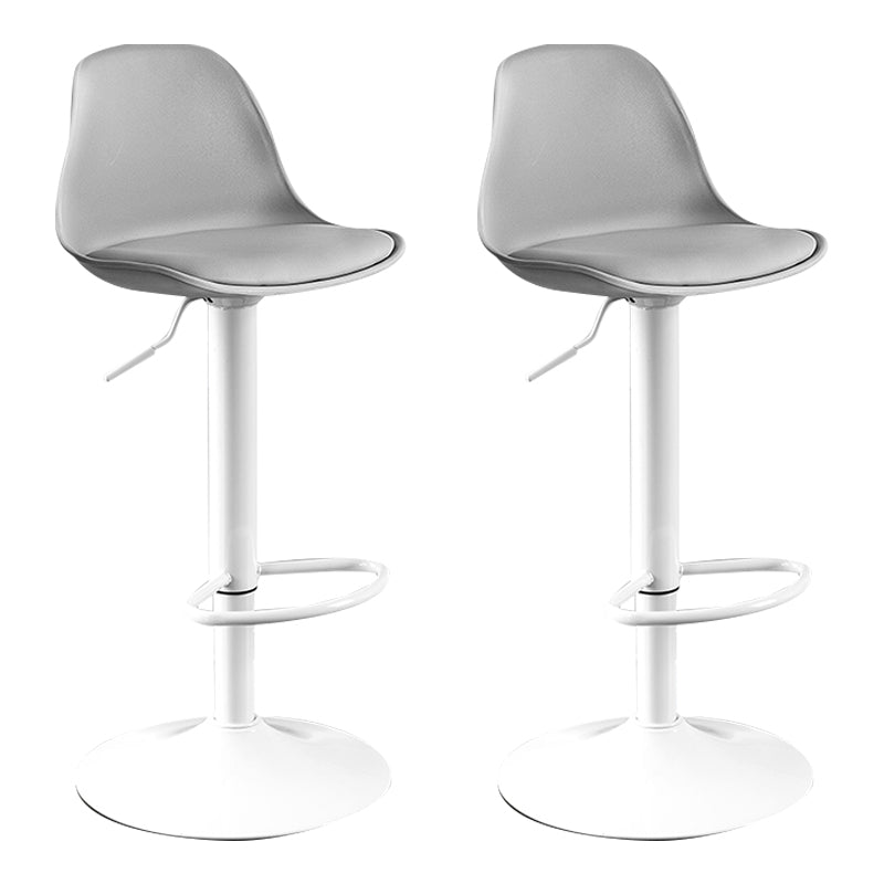 Moderne verstellbare Höhenstangenhocker schwenkbarer Plastik -Low -Rücken -Thekeschatzstool