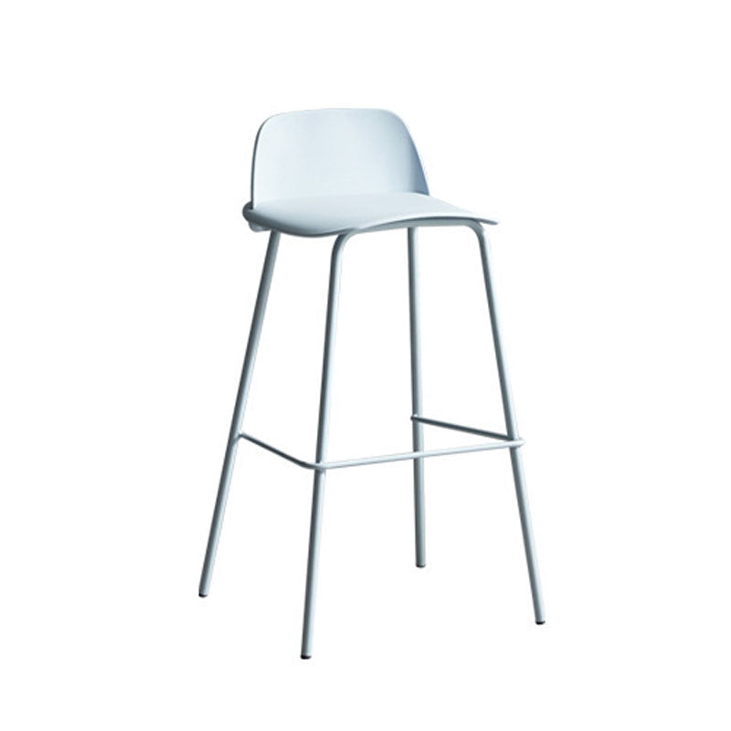 Taburete de bar de estilo industrial Taburete de mostrador con asiento de PP para barra de cocina