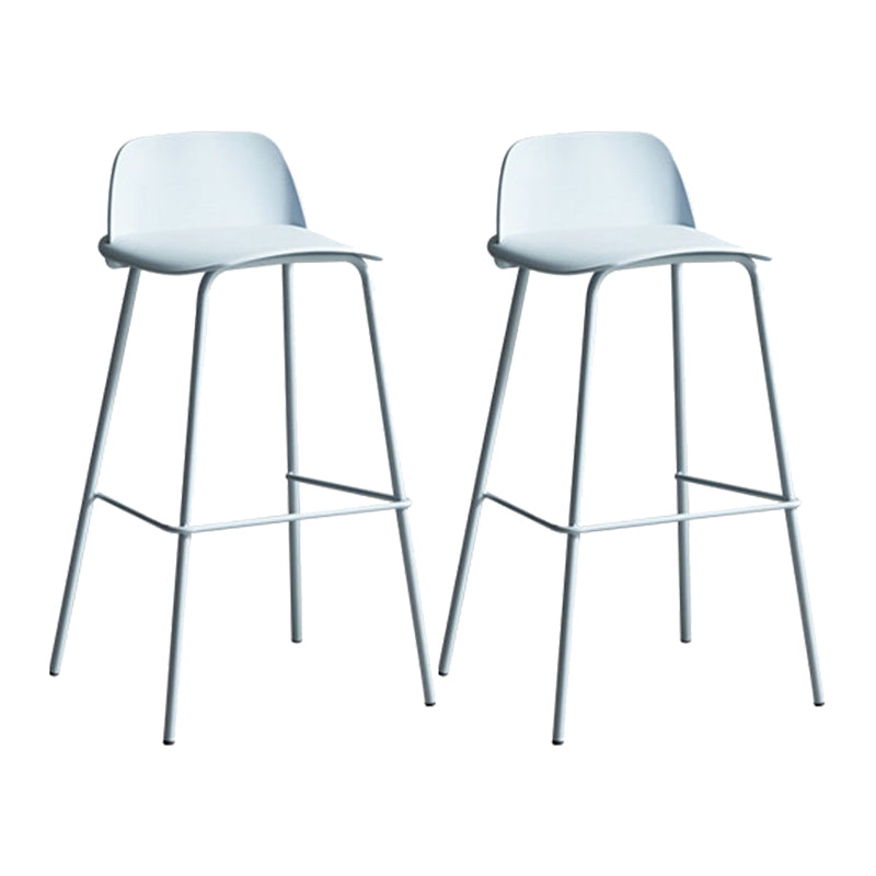 Taburete de bar de estilo industrial Taburete de mostrador con asiento de PP para barra de cocina