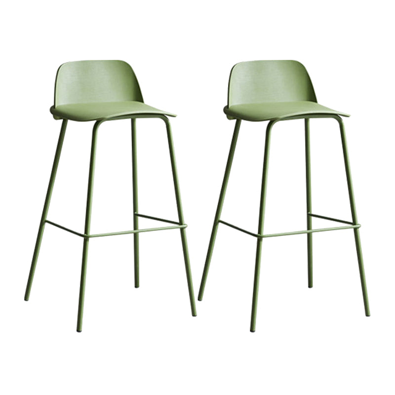 Taburete de bar de estilo industrial Taburete de mostrador con asiento de PP para barra de cocina