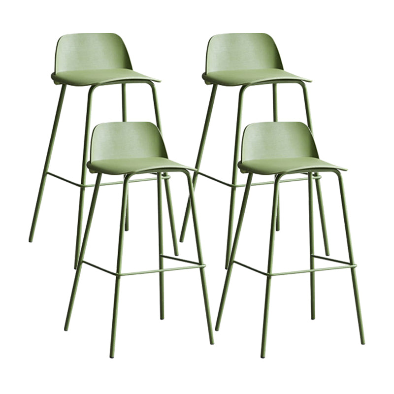Taburete de bar de estilo industrial Taburete de mostrador con asiento de PP para barra de cocina