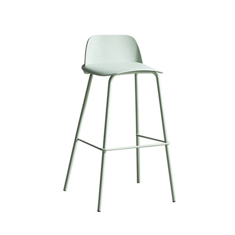 Taburete de bar de estilo industrial Taburete de mostrador con asiento de PP para barra de cocina