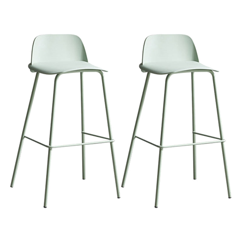 Taburete de bar de estilo industrial Taburete de mostrador con asiento de PP para barra de cocina