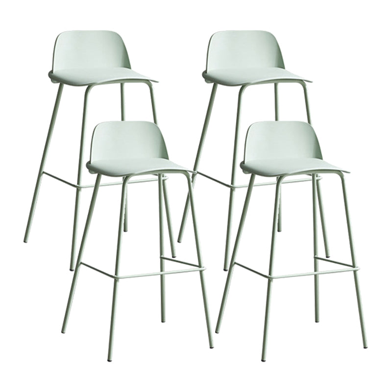 Taburete de bar de estilo industrial Taburete de mostrador con asiento de PP para barra de cocina