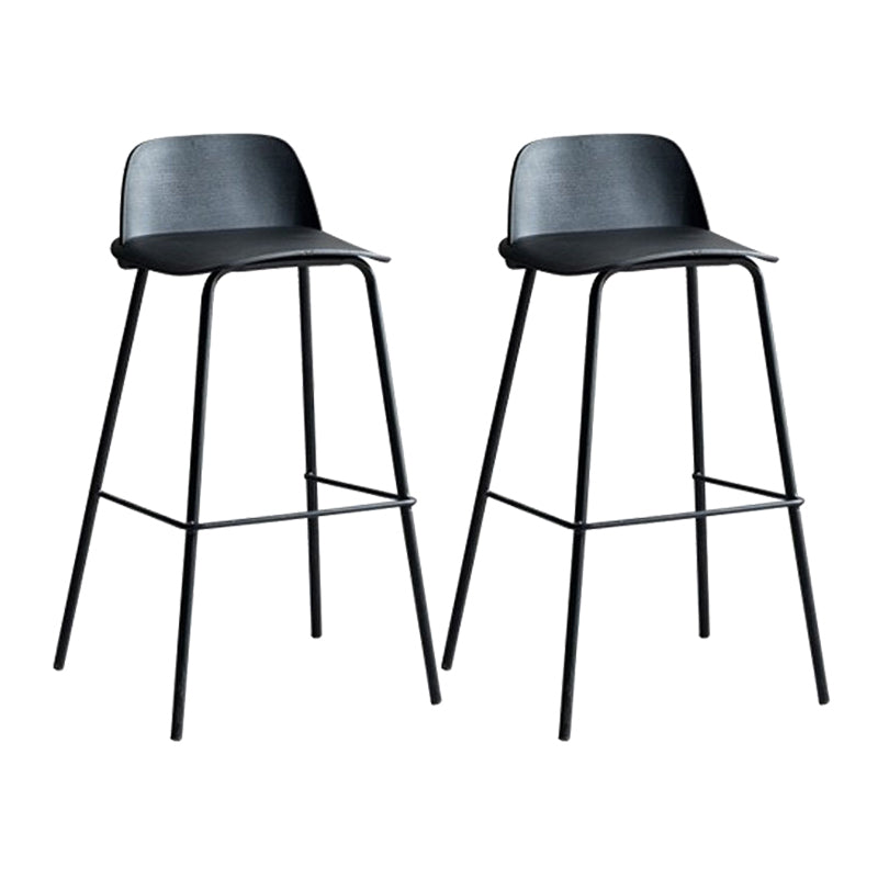 Taburete de bar de estilo industrial Taburete de mostrador con asiento de PP para barra de cocina