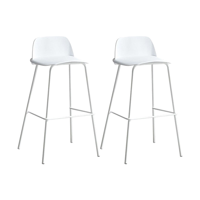 Taburete de bar de estilo industrial Taburete de mostrador con asiento de PP para barra de cocina