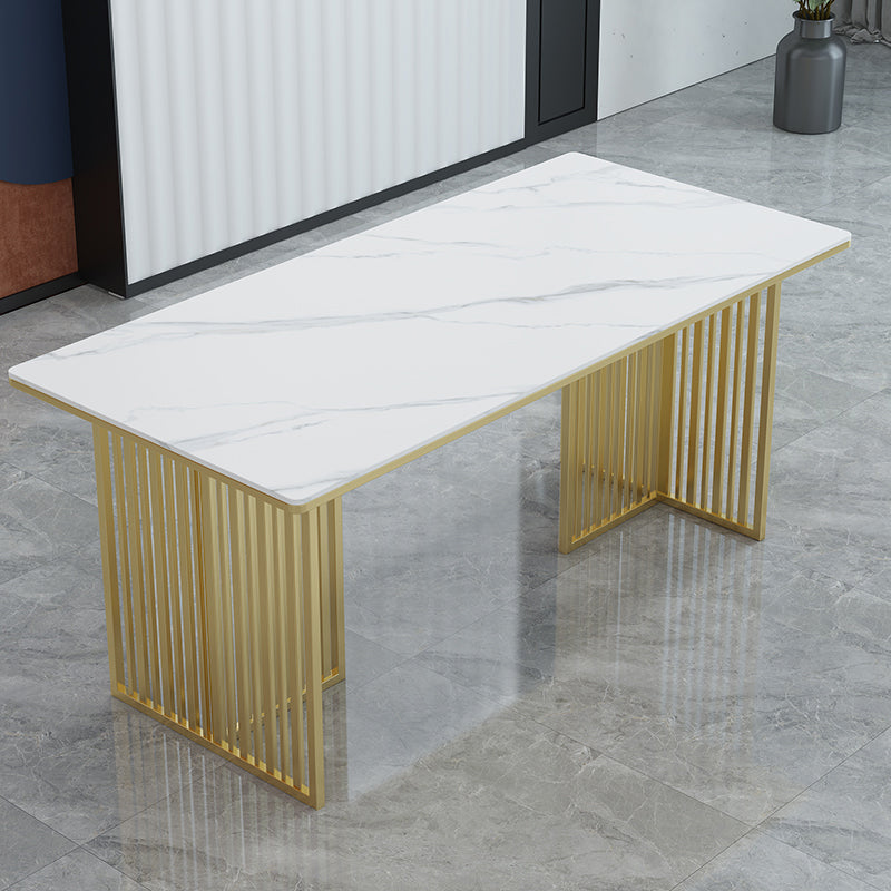 Glam Style 1/2/5 Pieces Dining Room Furniture Set Sintered Stone Dining Table Set