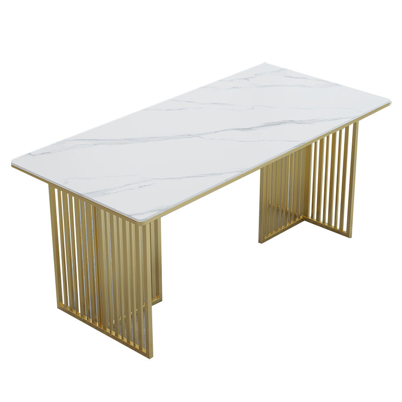 Glam Style 1/2/5 Pieces Dining Room Furniture Set Sintered Stone Dining Table Set