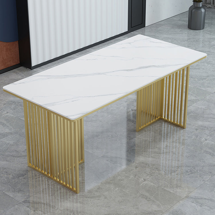 Glam Style 1/2/5 Pieces Dining Room Furniture Set Sintered Stone Dining Table Set