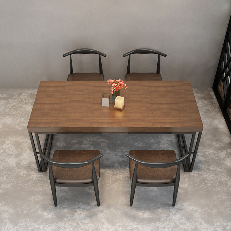 Industrial 1/4/5/7 Pieces Dinette Set Solid Wood Dining Table Set