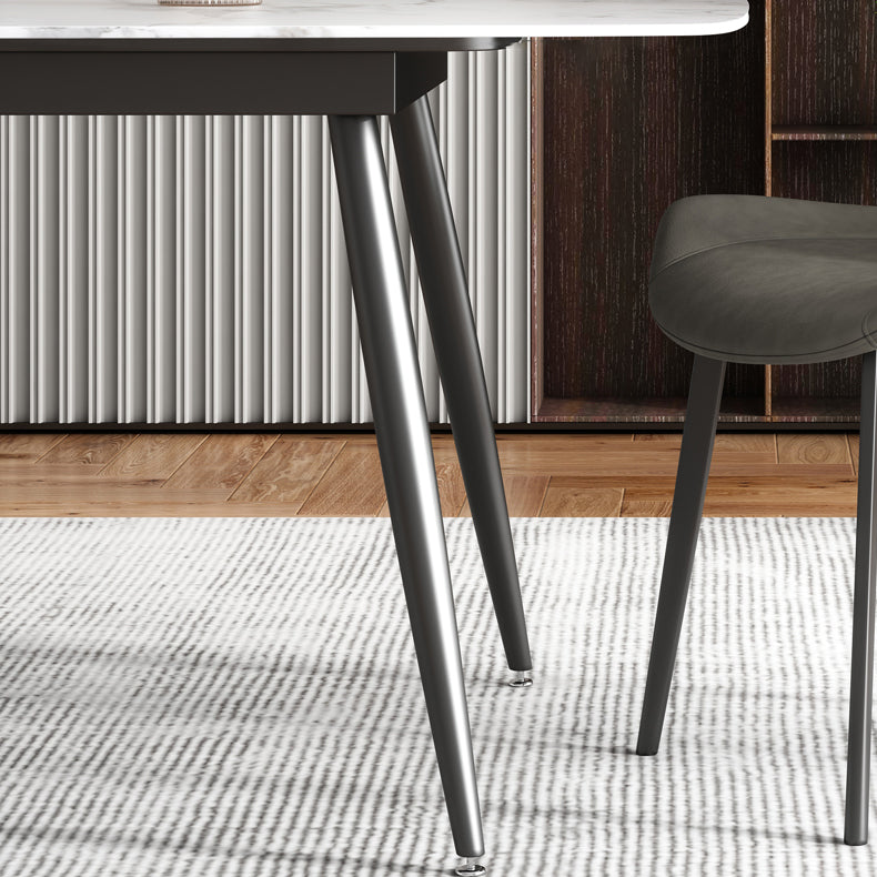 Minimalist Style 1/4/5/7 Rectangular Dining Room Table Set for Kitchen