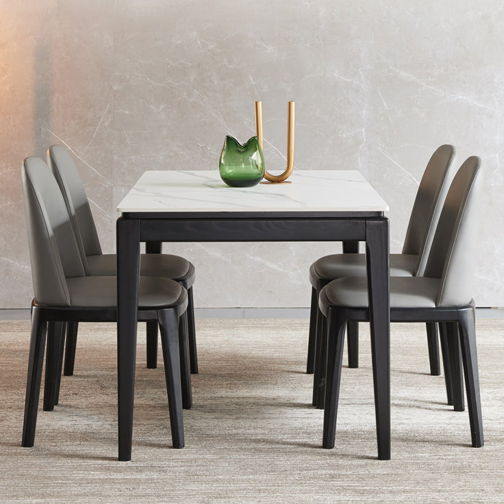Mid-Century Rectangle Dining Table 4-foot Dining Room Furniture for Home