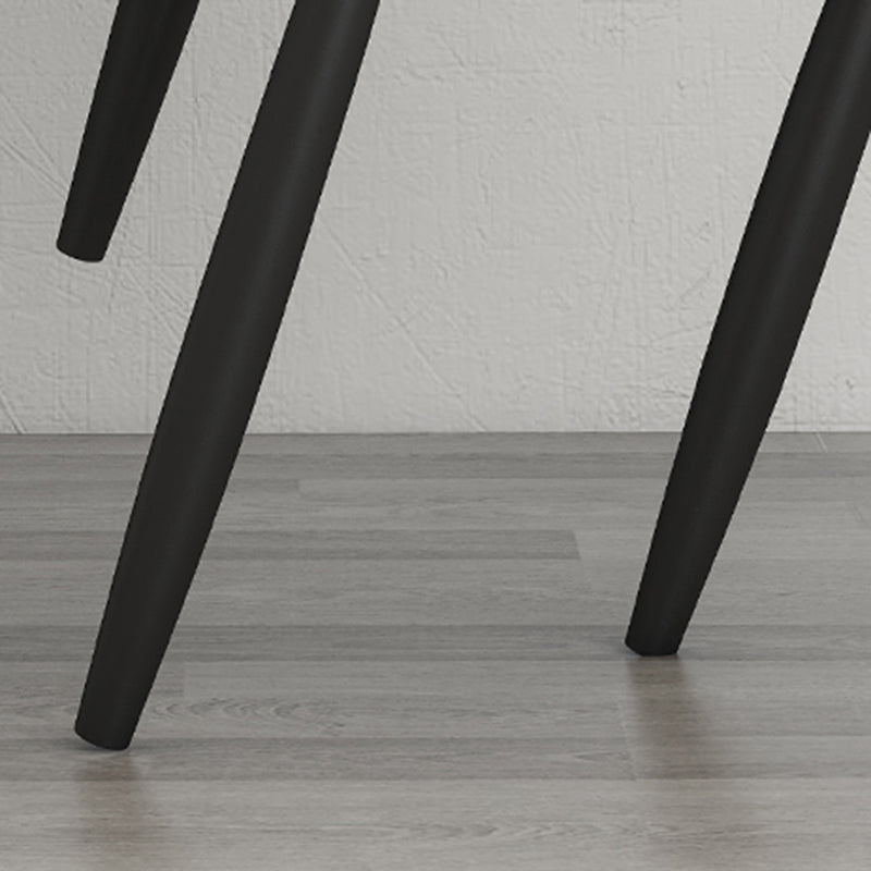 Eigentijdse stijl eetstoelen eetarm open achterstoelen met metalen benen