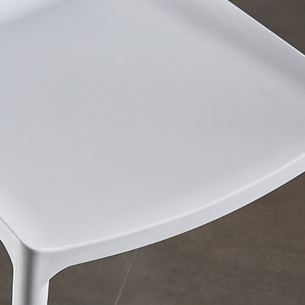 Moderne eet- en accentstoelen indoor-outdoor plastic open achterkant stoel