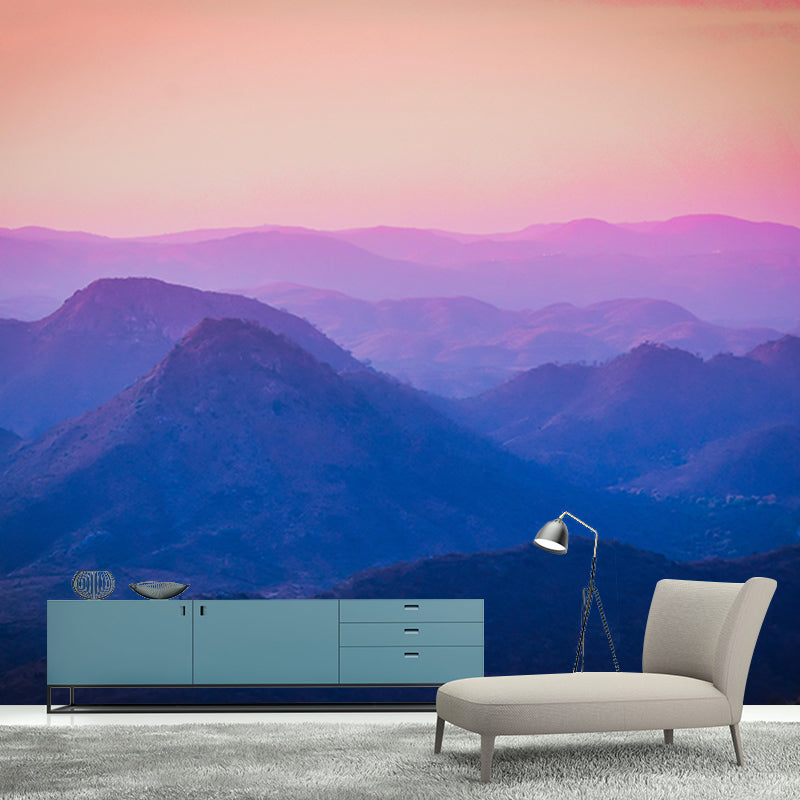 Environmental Wall Mural Wallpaper Mountains Living Room Wall Mural