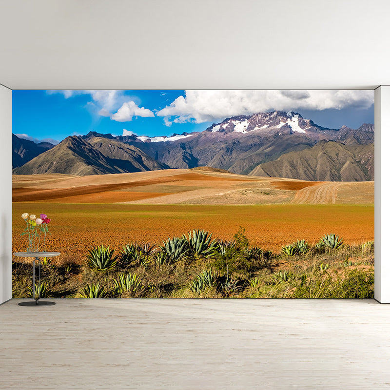Environmental Wall Mural Wallpaper Mountains Living Room Wall Mural