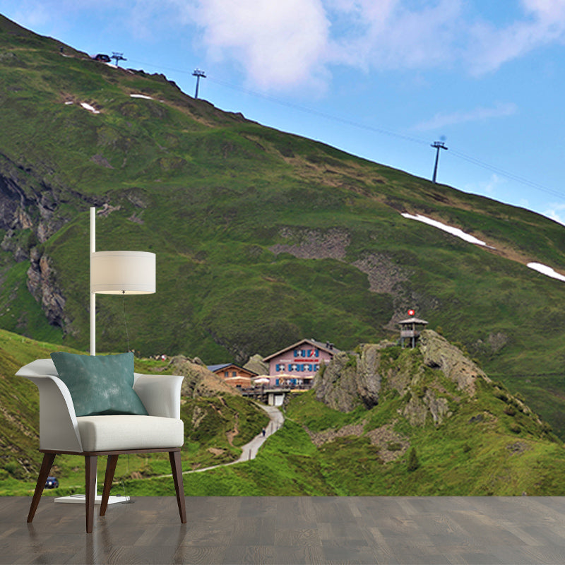 Modern Style Mural Wallpaper Mountains Photography Indoor Wall Mural