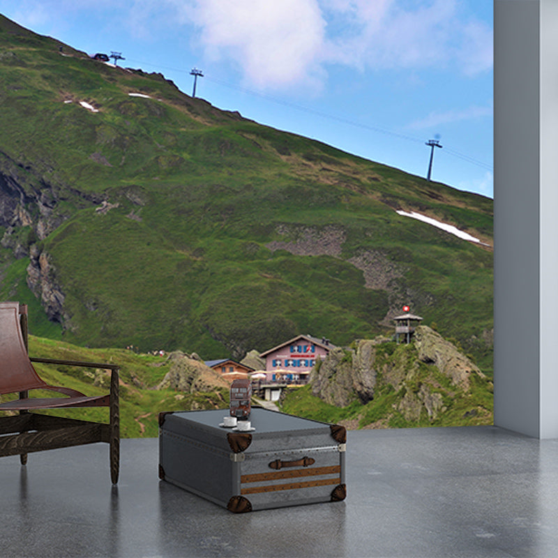 Modern Style Mural Wallpaper Mountains Photography Indoor Wall Mural