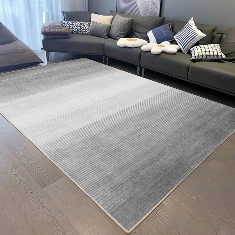 Dark Brown Graphic Rug Polyester Simple Rug Non-Slip Backing Rug for Home Decor