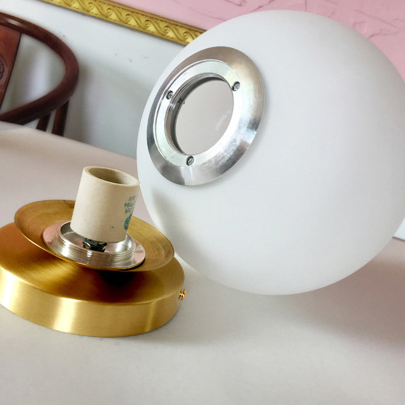 Modern Ceiling Flush Mount Light Simplicity White Glass Flush Lamp