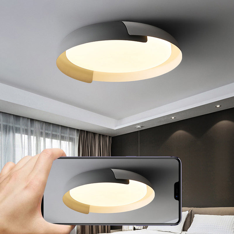 Modern Creative LED Ceiling Flush Mount Light Simplicity Round Flush Lamp