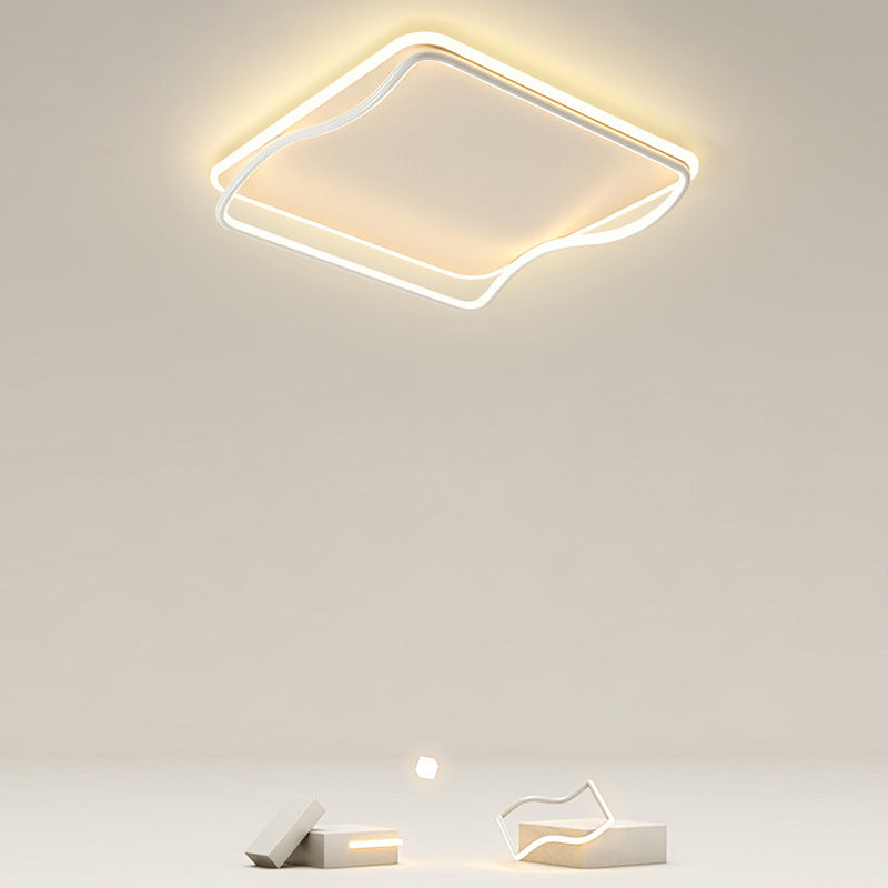 Modern LED Flush Mount Massimale Luce Simplicity Linear Massimale Montaggio Lampada