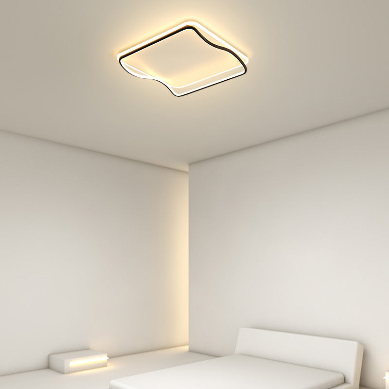 Modern LED Flush Mount Massimale Luce Simplicity Linear Massimale Montaggio Lampada