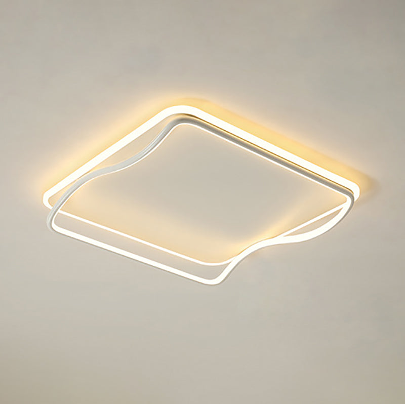 Modern LED Flush Mount Massimale Luce Simplicity Linear Massimale Montaggio Lampada