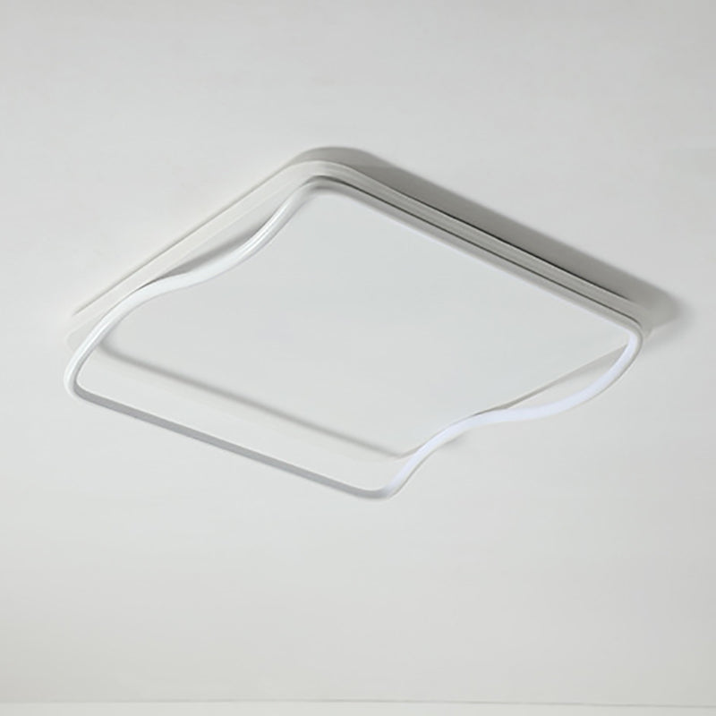 Modern LED Flush Mount Massimale Luce Simplicity Linear Massimale Montaggio Lampada