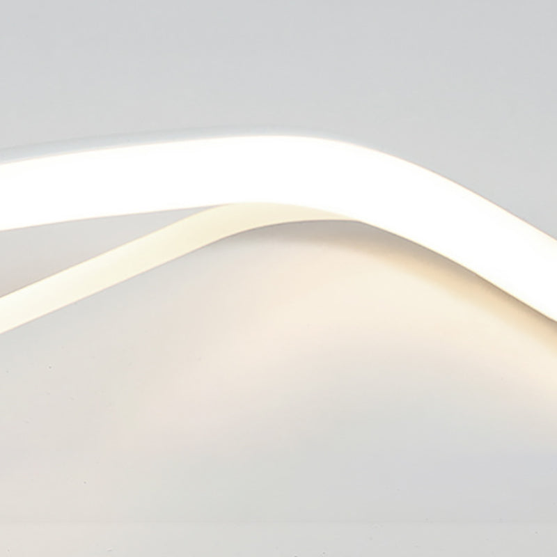 Modern LED Flush Mount Massimale Luce Simplicity Linear Massimale Montaggio Lampada