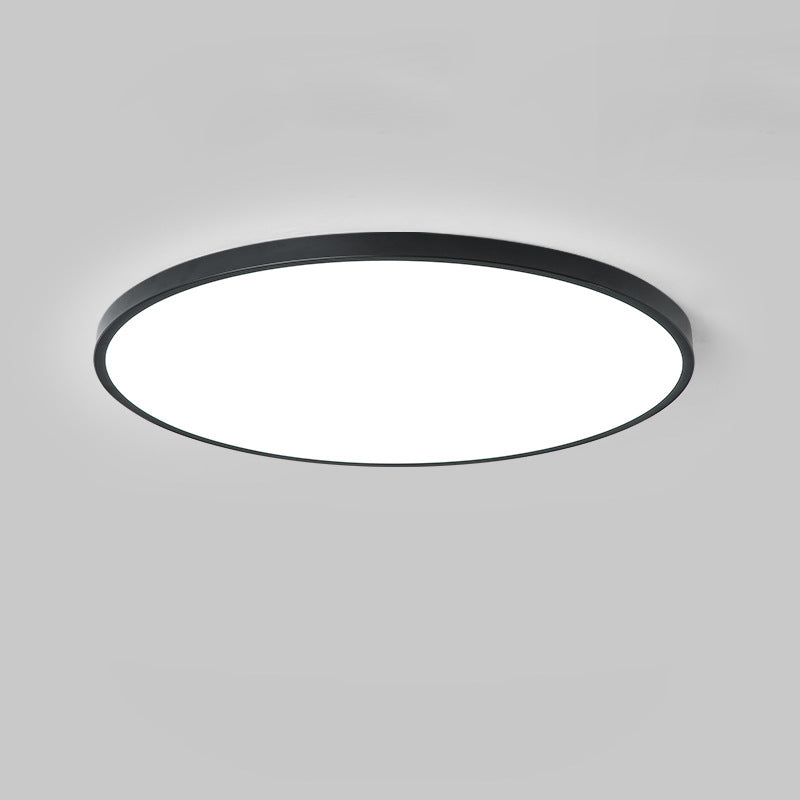 Plafonnier LED moderne à montage encastré, plafonnier simple avec abat-jour en acrylique