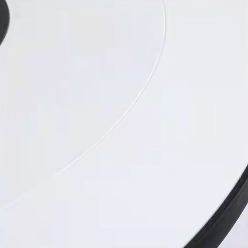 Plafonnier LED moderne à montage encastré, plafonnier simple avec abat-jour en acrylique