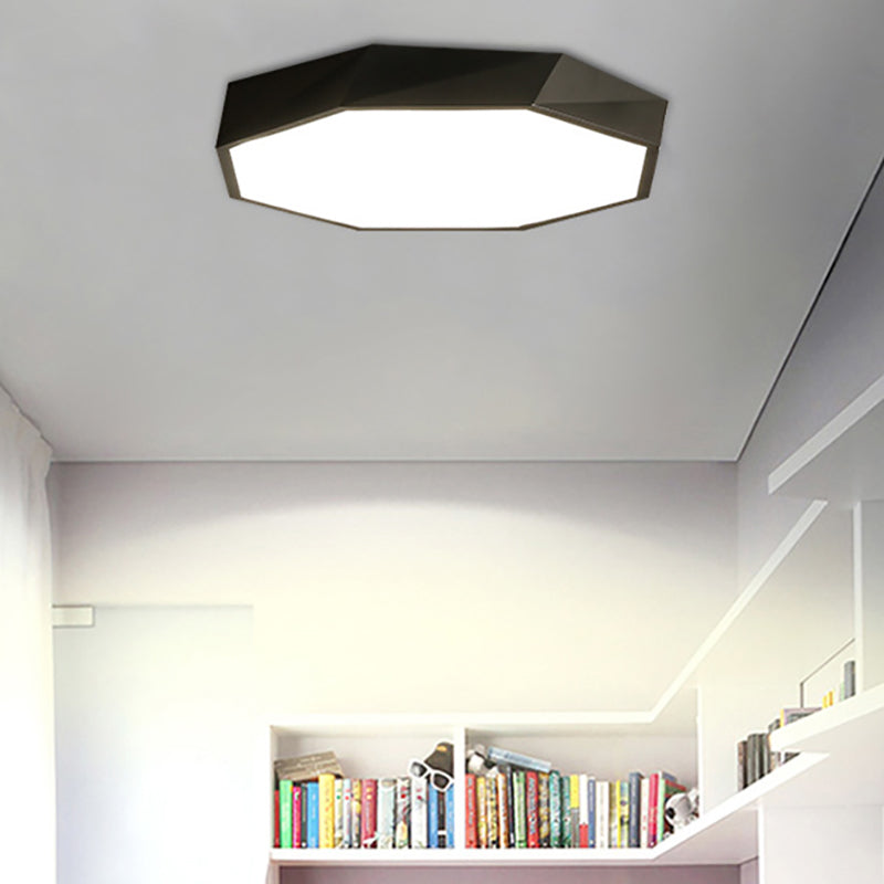 Modern Minimalist LED Ceiling Light Creative Geometric Flush Mount Ceiling Lamp